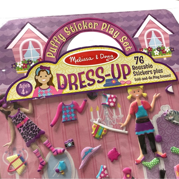Melissa & Doug Puffy Sticker Activity Book - Dress Up - Picture 3 of 6
